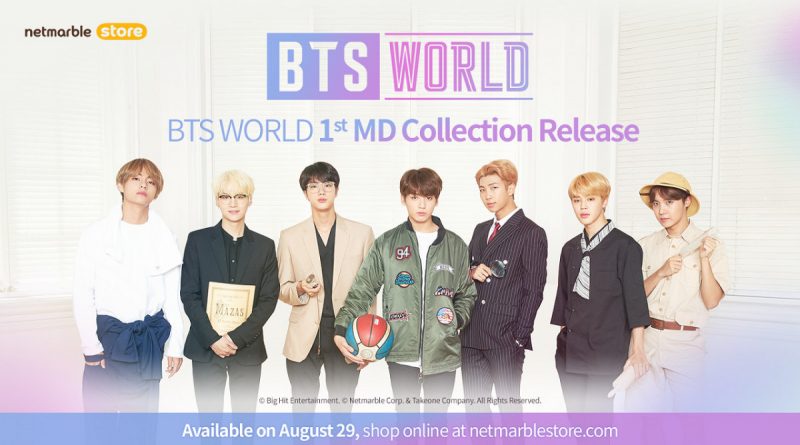 Koleksi Terbaru Merchandise BTS World Tersedia Di Netmarble Online Store Mulai 29 Agustus 2019