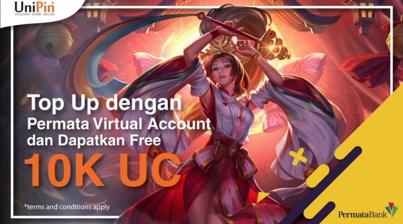 Top Up berapapun dengan Permata Virtual Account dan dapatkan Bonus 10K UC