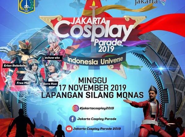 Digelar di Ancol Jakarta Cosplay Parade 2019, Diikuti Hingga 800 Peserta