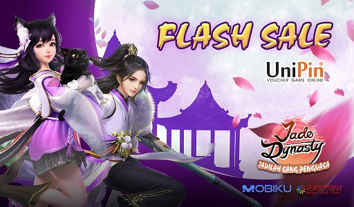 Flash Sale Jade Dynasty x UniPin di Mulai! Cashback 12% dan dapatkan Spesial Item!