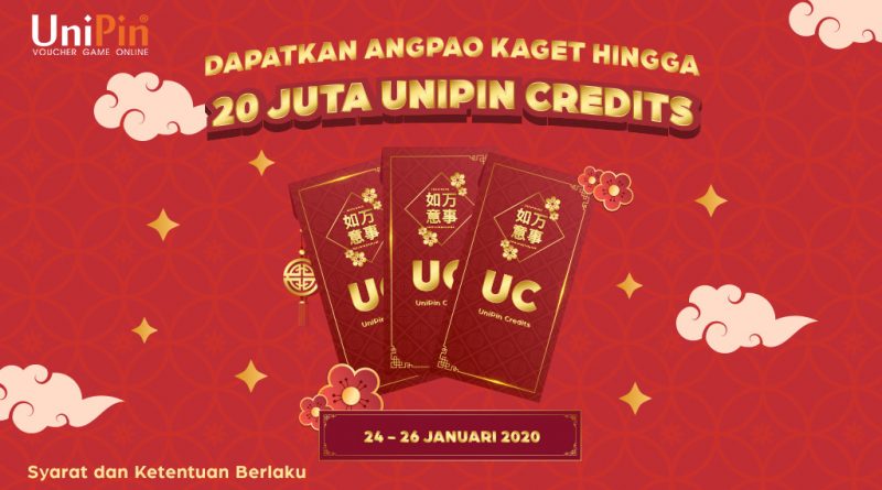 Angpao Kaget dari UniPin Hingga 20 Juta UniPin Credits!