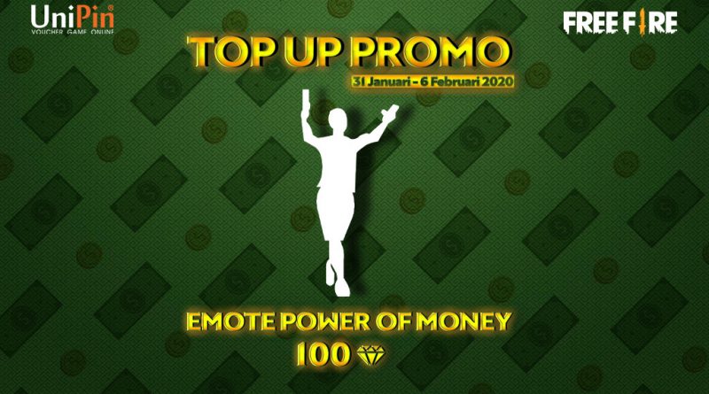 Emote Terbaru Power of Money Cuma 100 Diamond di UniPin!
