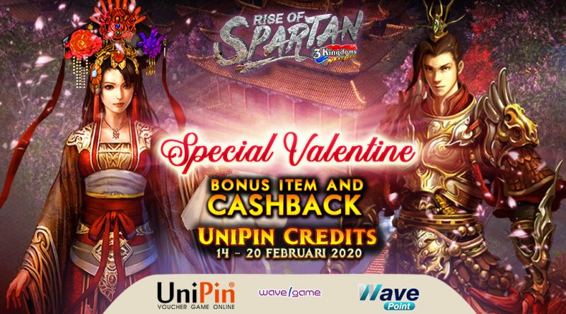 Valentine di Three Kingdom Reborn Dapat Banyak Hadiah + Cashback!
