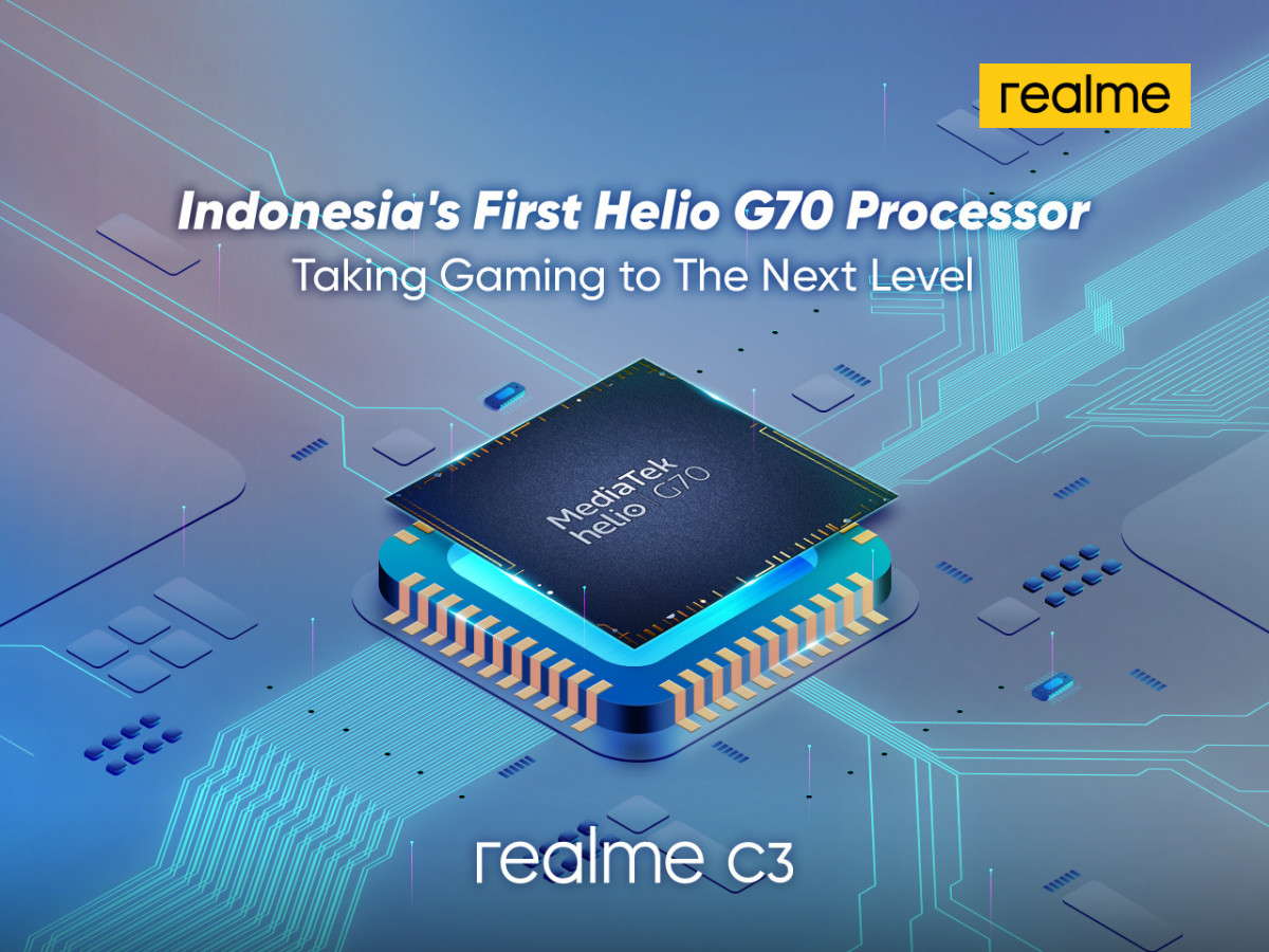 Realme C3 Akan Jadi Smartphone Pertama dengan MediaTek Helio G70!
