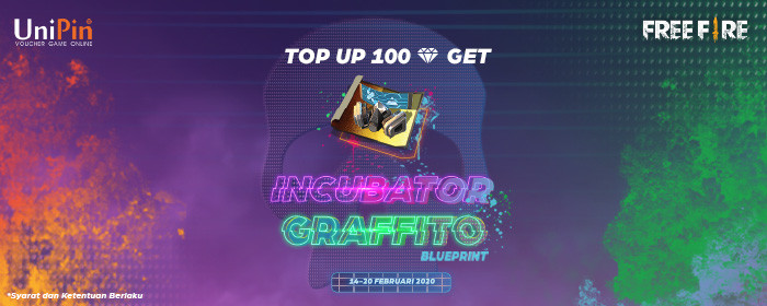 Incubator Graffito Blueprint hanya 100 Diamond!