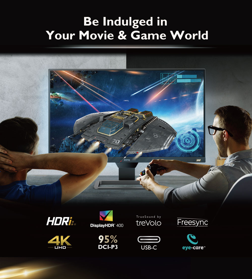Monitor EW3280U, BenQ luncurkan 4K Monitor Gaming HDRi