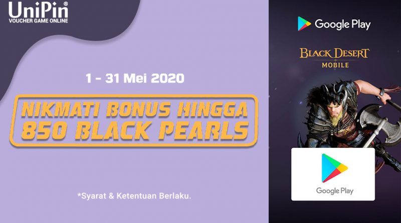 Nikmati Bonus Hingga 850 Black Pearl Hanya di UniPin!