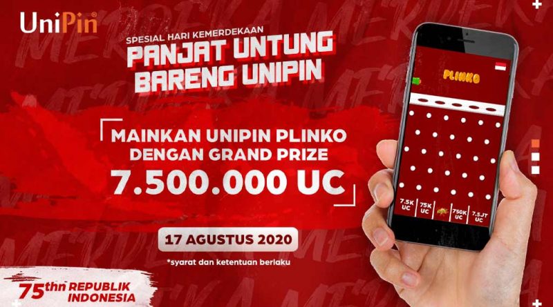Panjat Untung Spesial Kemerdekaan Bareng UniPin – Mainkan UniPin Plinko Grand Prize 7.500.000 UniPin Credits