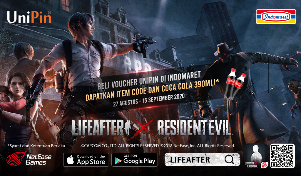 Lifeafter X Resident Evil Bakal Bagi Bagi Item Code Dan Coca Cola Gratis