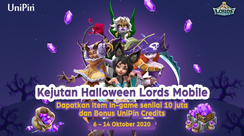 Kejutan Halloween Lords Mobile, dapatkan hadiah Item In-game senilai 10 juta!