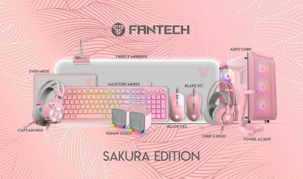 upstation - Gaming Set Fantech Sakura Edition Akan Rilis Perdana 10 Oktober Nanti