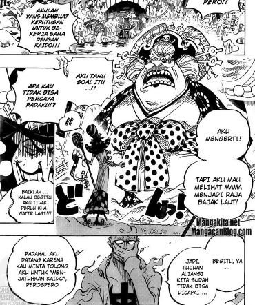 upstation - Review Manga One Piece 992: Kaido Diserang Habis-Habisan Oleh Nine Red Scabbard!
