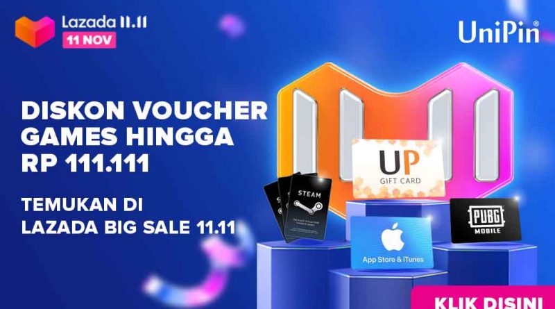 Diskon Voucher Games Hingga Rp111 111 Hanya Di Lazada 11 11