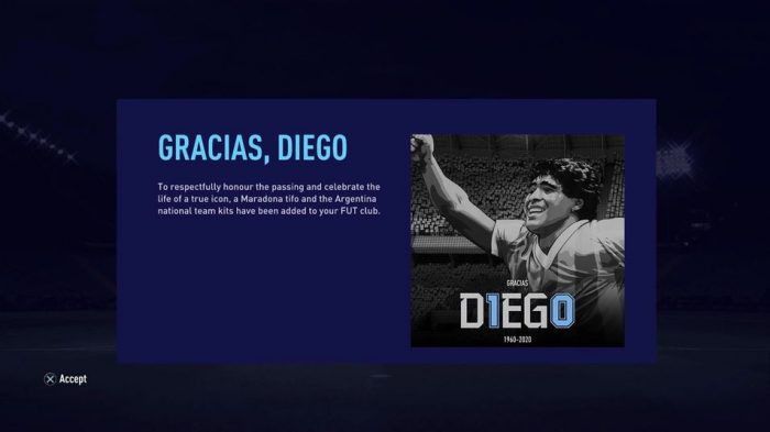 Upstation-FIFA 21 Berikan Tribute dan Penghormatan ke Diego Maradona