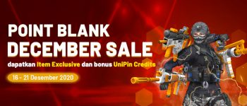 Point Blank December Sale, dapatkan Item Eksklusif dan Bonus UniPin Credits!