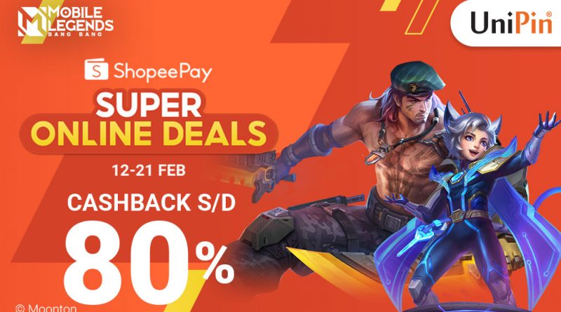 Rayakan Super Online Deals ShopeePay Dan Dapatkan Cashback 80% Max Rp 15.000! Hi Sahabat UniPin!