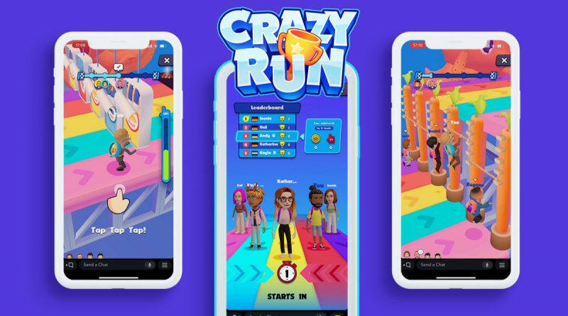 Snapchat Gandeng Gismart Hadirkan Game Crazy Run