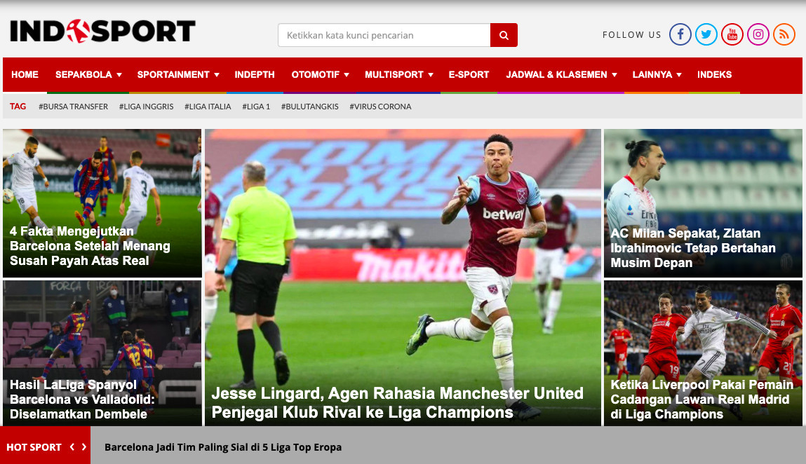 web indosport.com