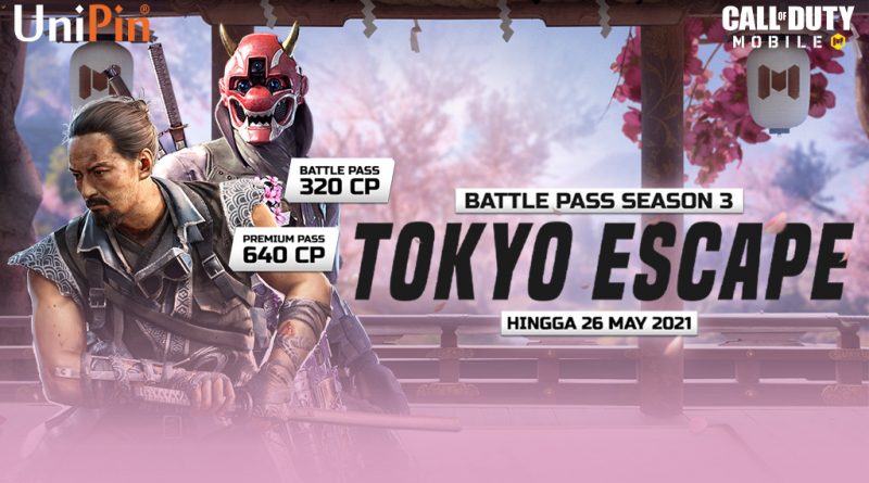 Battle Pass Season 3: Tokyo Escape – Dapatkan Battle Pass CODM Terbaru!