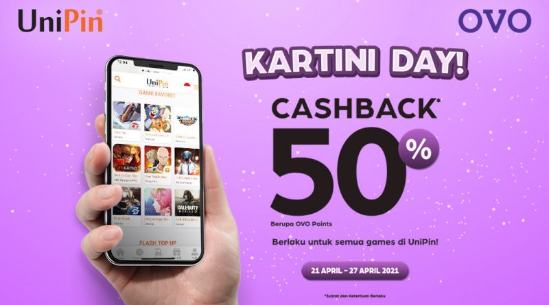 Rayakan Kartini Day Bareng UniPin dan OVO dapatkan cashback 50%!