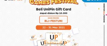 Dapatkan Diskon Rp 10.000 setiap beli UniPin Gift Card di Blibli