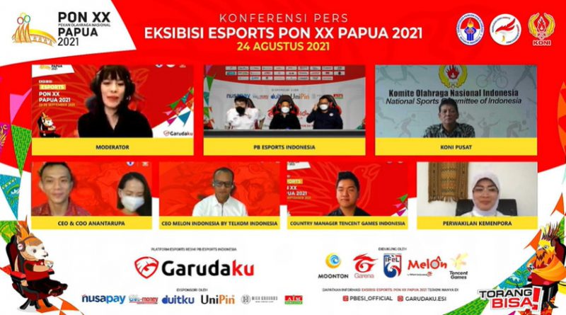Esports Resmi Umumkan 5 Game yang Masuk PON XX Papua 2021