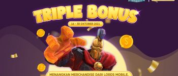 Triple Bonus di UniPin – Menangkan Merchandise dari Lords Mobile, Ekslusif Item dan Bonus UniPin Credits