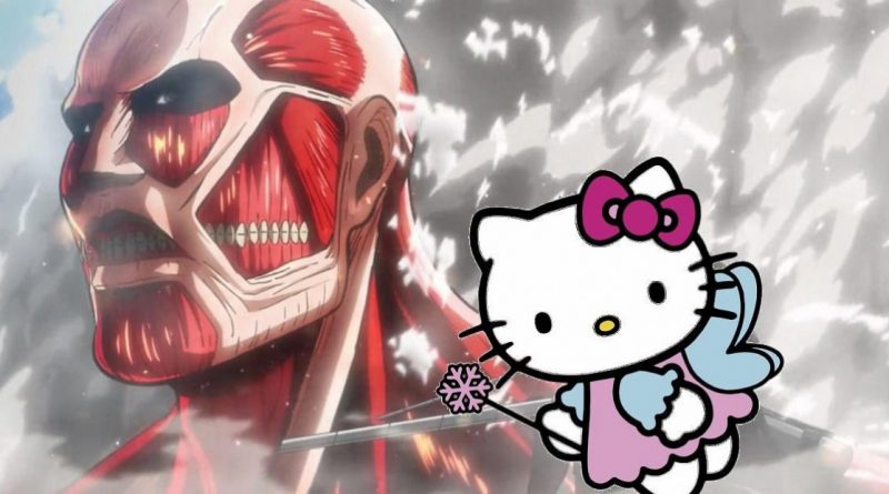 Beralih ke Anime Dark, Hello Kitty Akan Berkolaborasi dengan Attack On Titan!