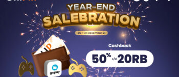 PROMO – Year End Salebration Gopay! Aktifkan Akun Gopay Kamu di UniPin dan Nikmati 50% Cashback!