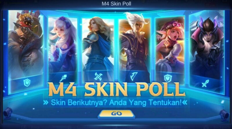 skin m4 mobile legends