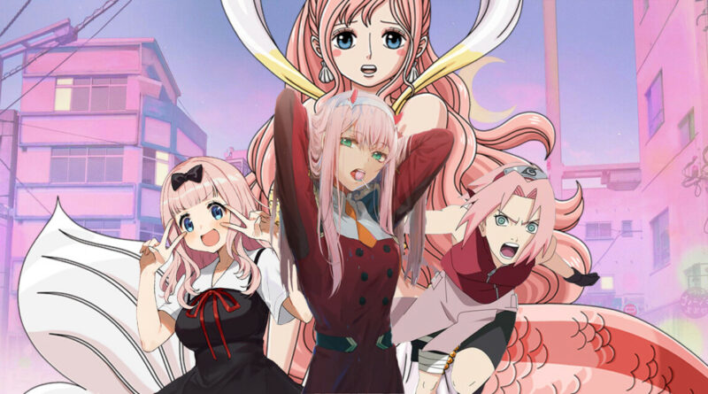 karakter-anime-rambut-pink-banner