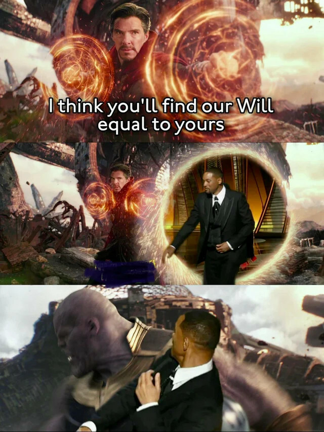 Will Smith Chris Rock thanos