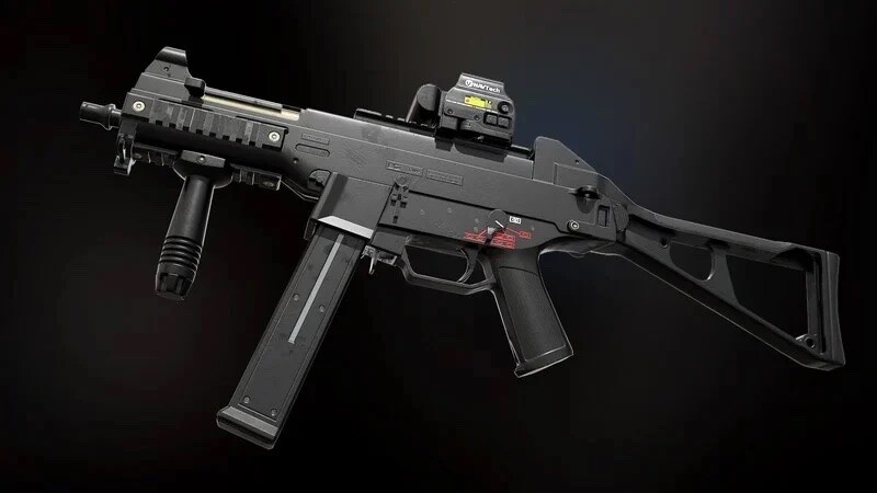 ump45 m416 combo senjata pubg mobile