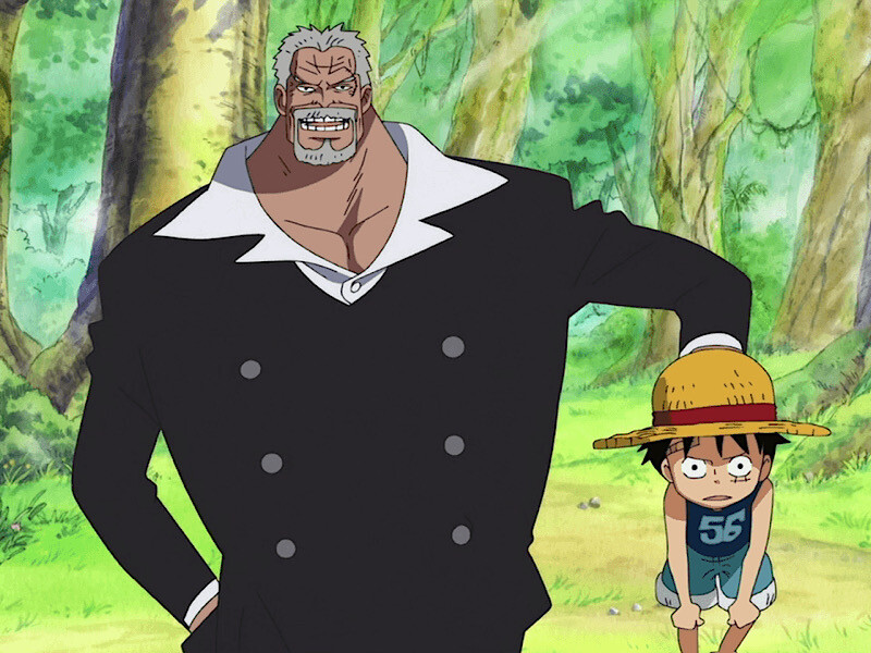 Marine terkuat one piece Garp