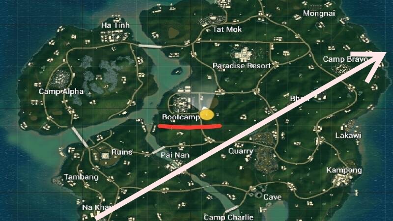 jalur pesawat - alasan bootcamp pubg ramai