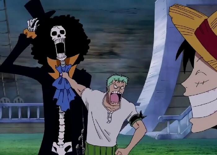 Pertemuan Luffy dengan Brook termasuk ke Momen Terlucu di One Piece!