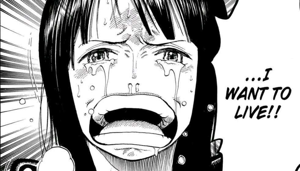 nico robin one piece mengharukan