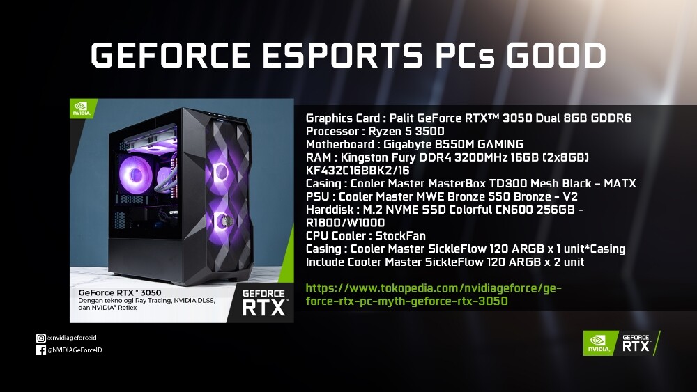 “Good” GeForce RTX™ Esports PC