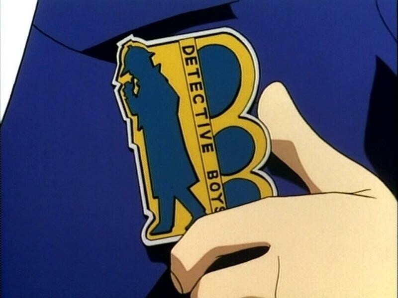 Detective boys. Значок Detective boys.