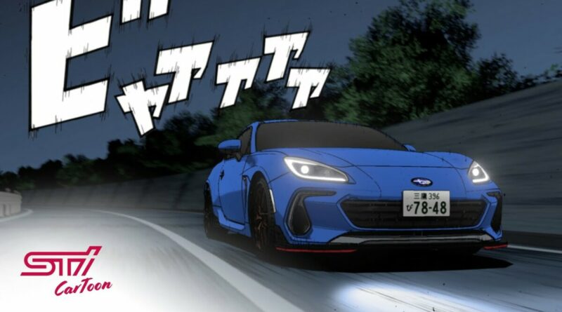 Subaru BRZ STI Promosikan Mobilnya ala Anime Initial D!