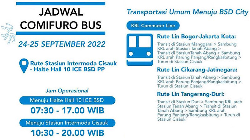 jadwal bus comifuro