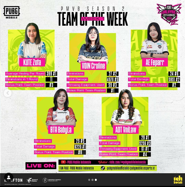 pmvb s2 team of the week