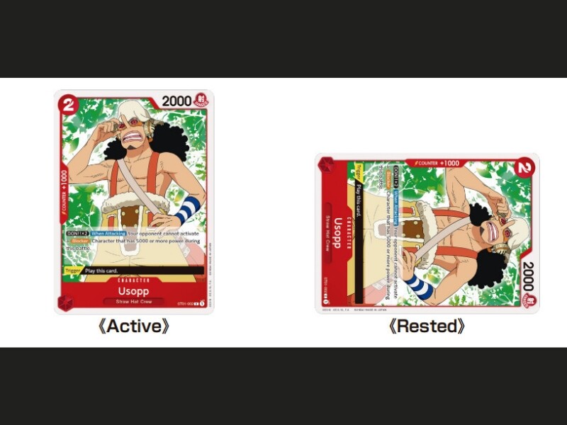 active and rested states one piece tcg