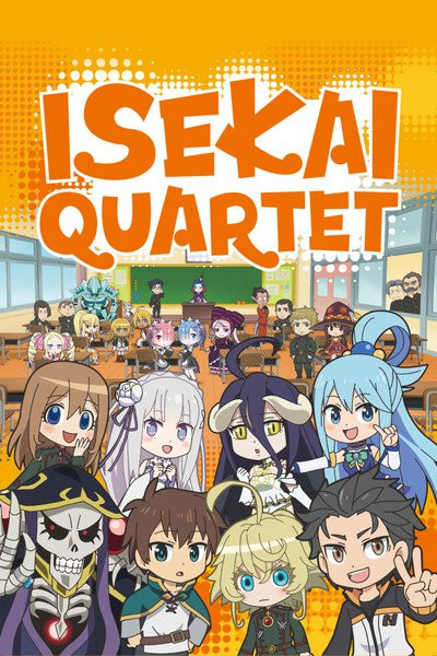 Isekai Quartet Crossover Anime Gets 2nd Season Up Station