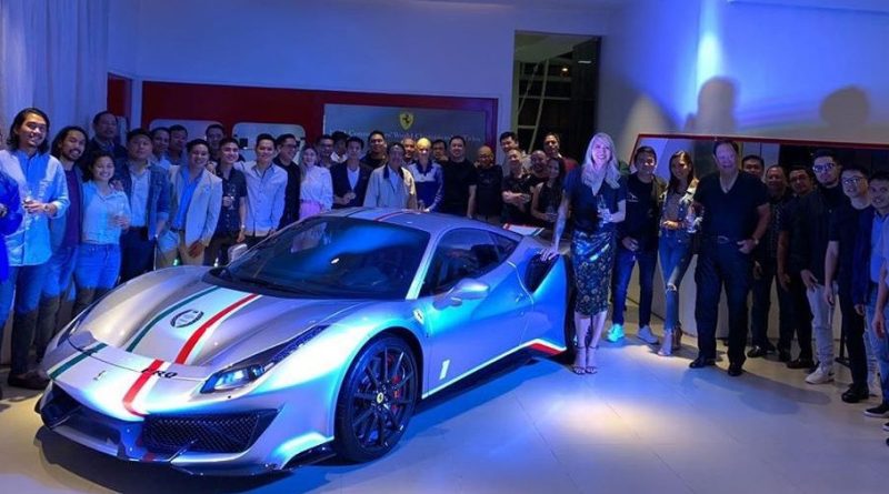 Angie Mead King Takes Delivery Of Very Exclusive Ferrari 488