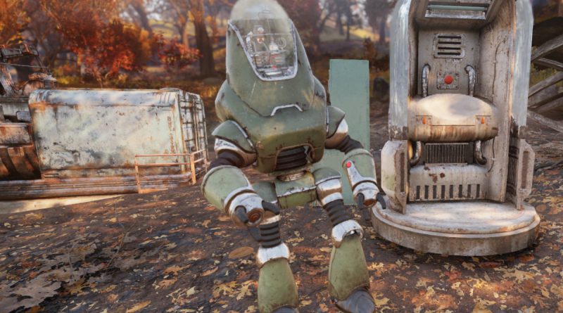 Fallout 76 S 5 Junk Bot Was Apparently Meant To Be In The Base
