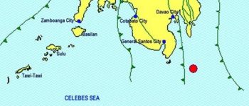 Magnitude 5.2 quake strikes off Davao Occidental