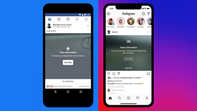 Facebook To Roll Out False Information Labels On Instagram - roblox game philippines posts facebook