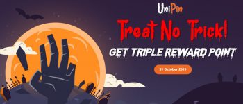 UniPin Halloween : Treat no Trick, Triple Reward!