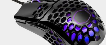 The eerie RGB lighting on Cooler Master's new lightweight gaming mouse might give us nightmares